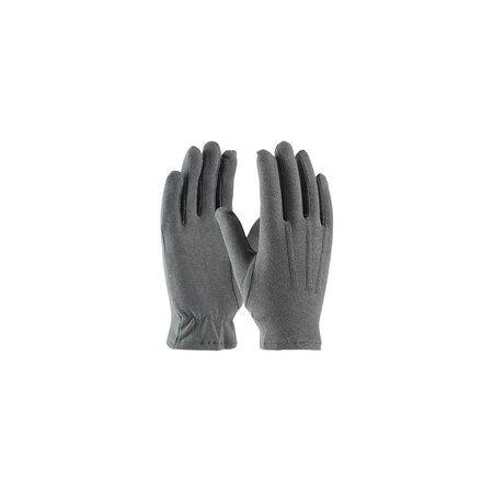 Pip 100% COTTON DRESS GLOVES, GRY., OPEN CUFF, PK 300 130-100GM